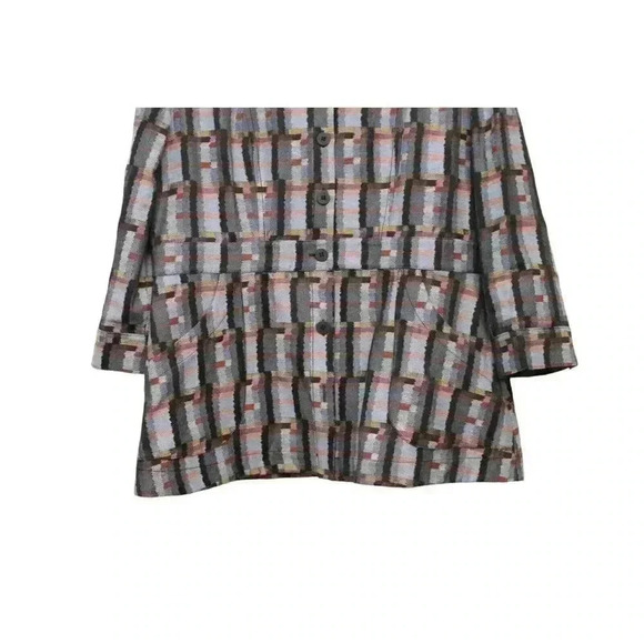 NWT Hilton Hollis Jacket Size Large Multicolor Boho Artsy Business Casual Career - Picture 6 of 16